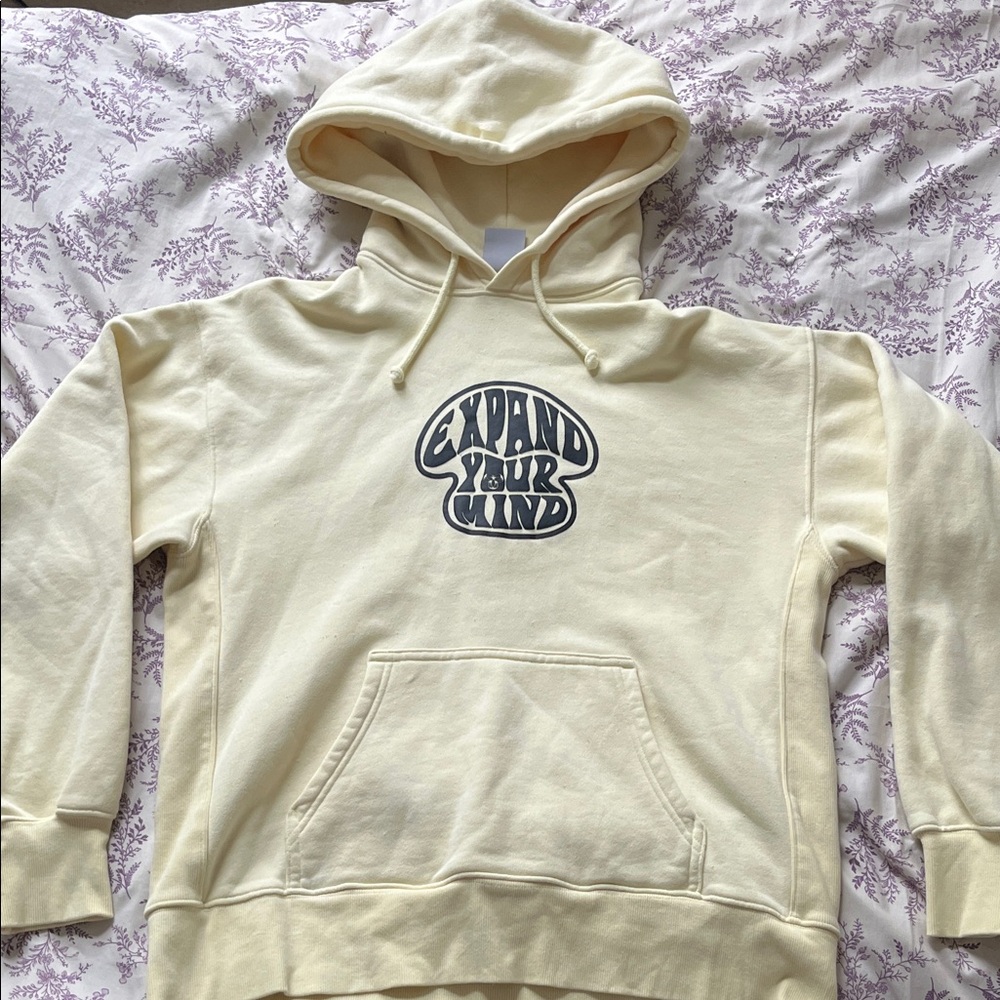 TNA light yellow Expand Your Mind Hoodie